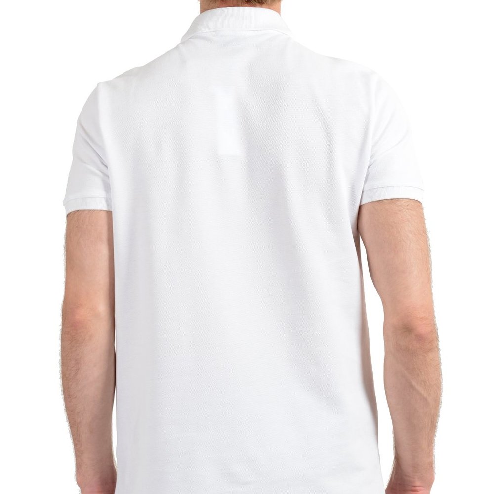 Versace Collection Men's White Logo Polo T-Shirt - Picture 3 of 5